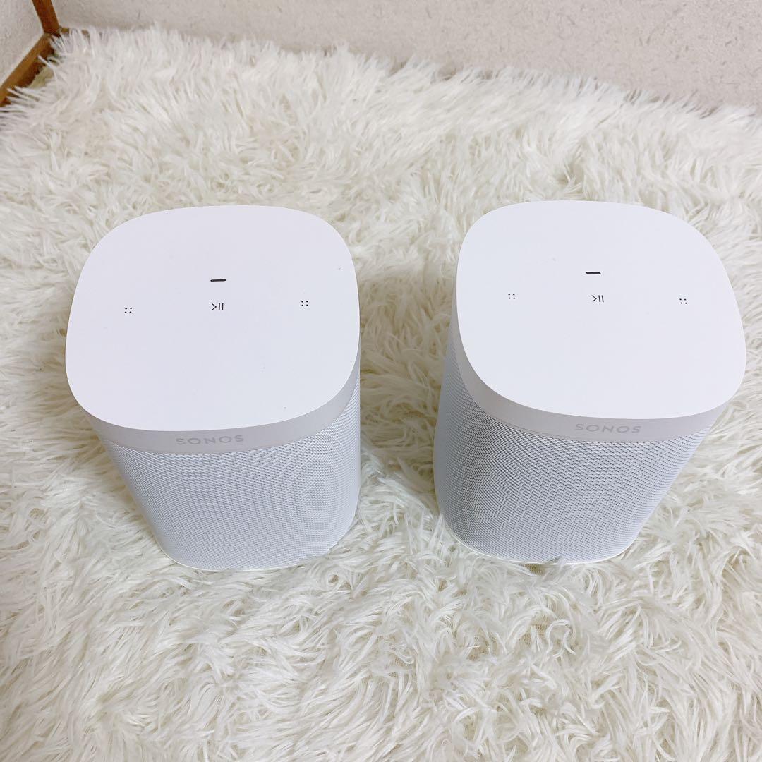 美品 SONOS ONE SL S22 スピーカースタンド付き 希少 ソノス
