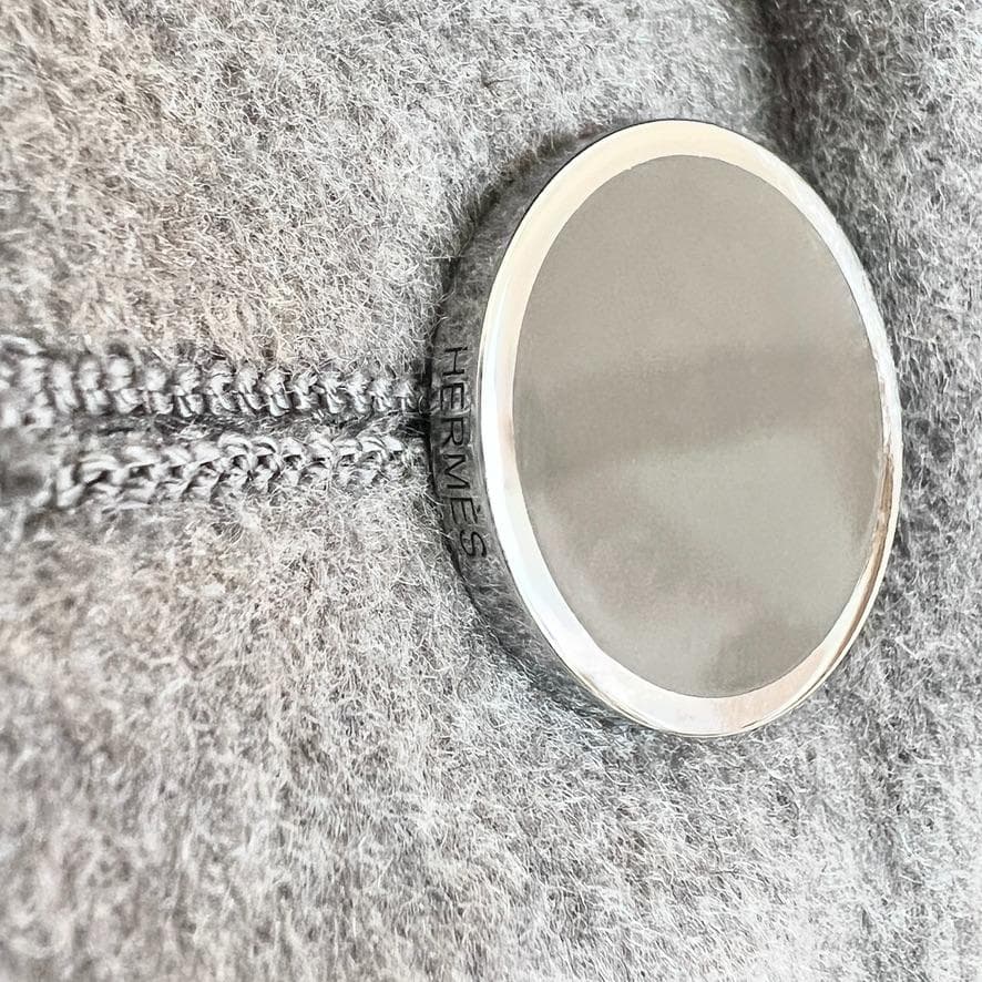 極美品★HERMES★カシミヤダブルフェイス★ステッチ★ジャケット