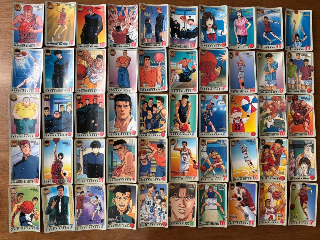 スラムダンク SLUMDUNK カードダスまとめ 桜木 宮城 赤木など130枚弱