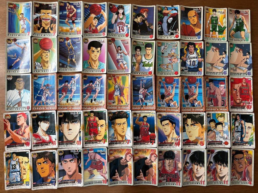 スラムダンク SLUMDUNK カードダスまとめ 桜木 宮城 赤木など130枚弱