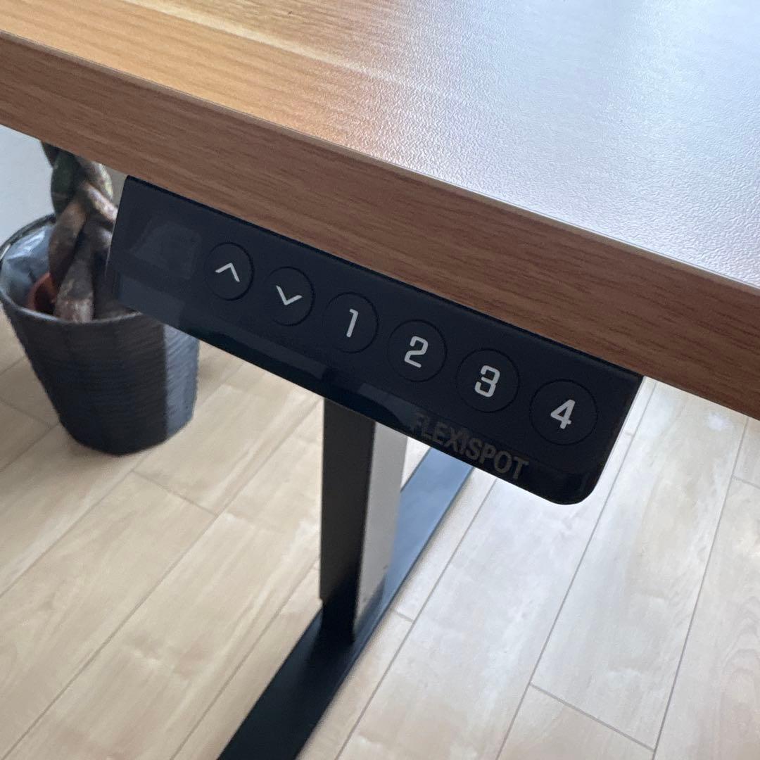 FLEXISPOT 電動式スタンディングデスク 幅120×奥行60,メモリ機能付