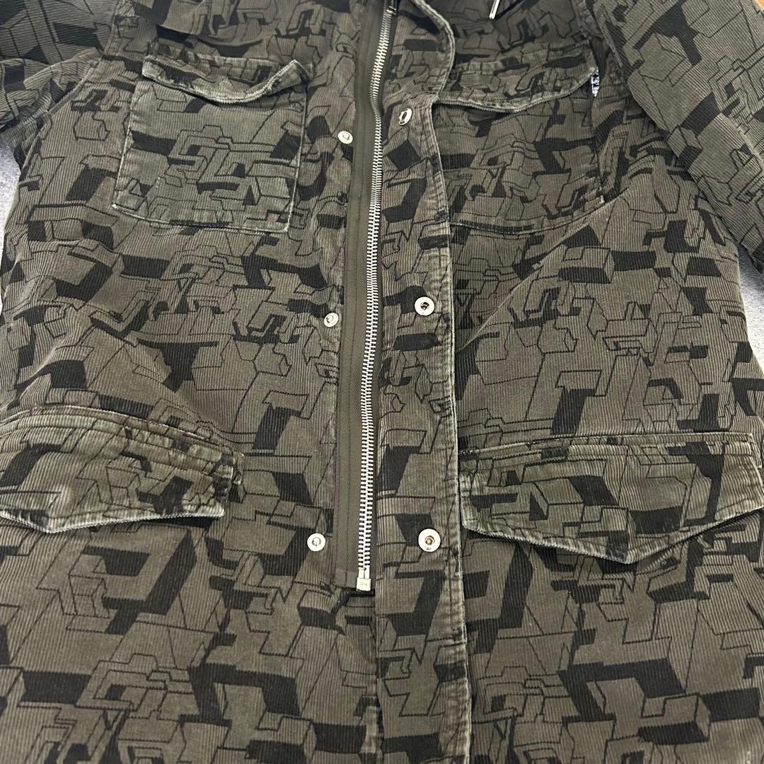 【OLD STUSSY】corduroy military jacket 90s