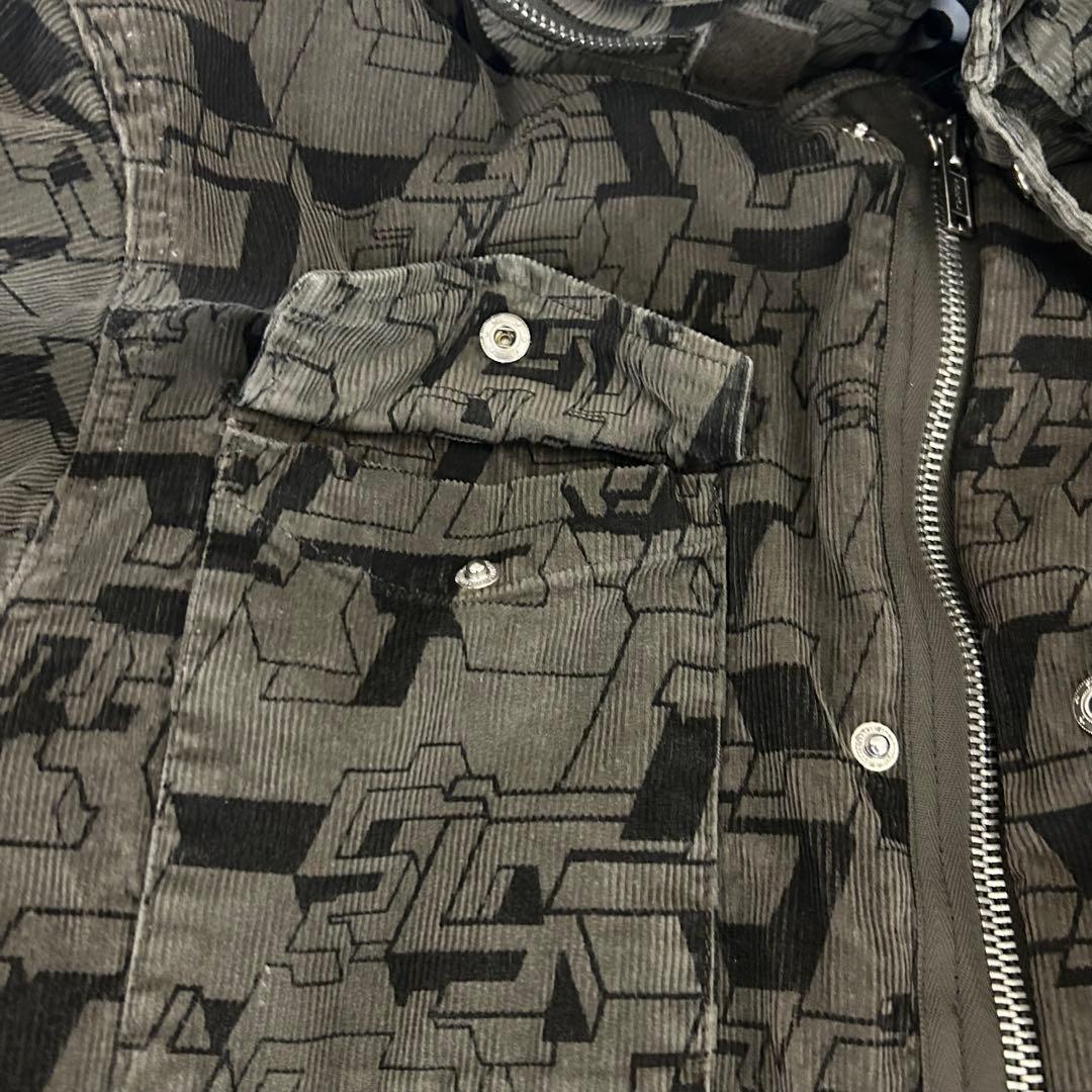 【OLD STUSSY】corduroy military jacket 90s