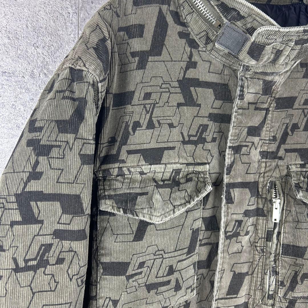 【OLD STUSSY】corduroy military jacket 90s
