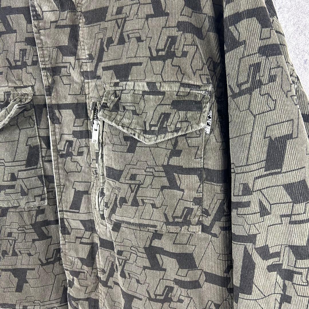 【OLD STUSSY】corduroy military jacket 90s