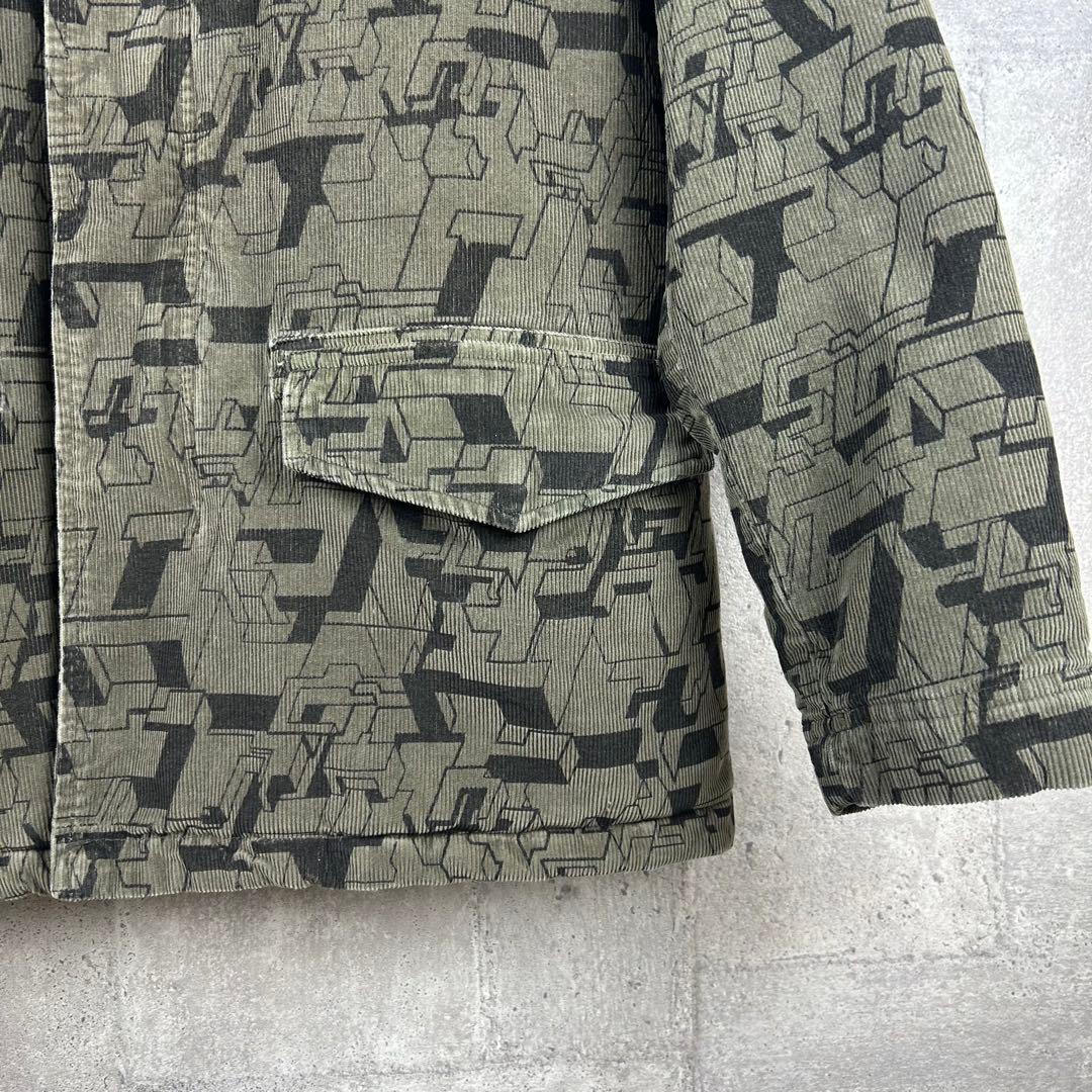 【OLD STUSSY】corduroy military jacket 90s