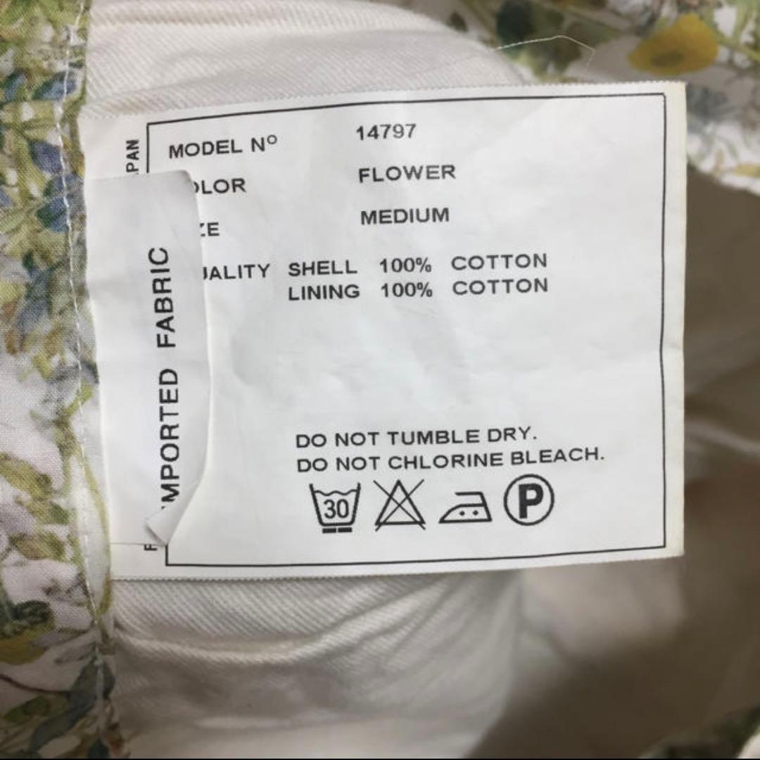 YAECA キュロット リバティ柄 春