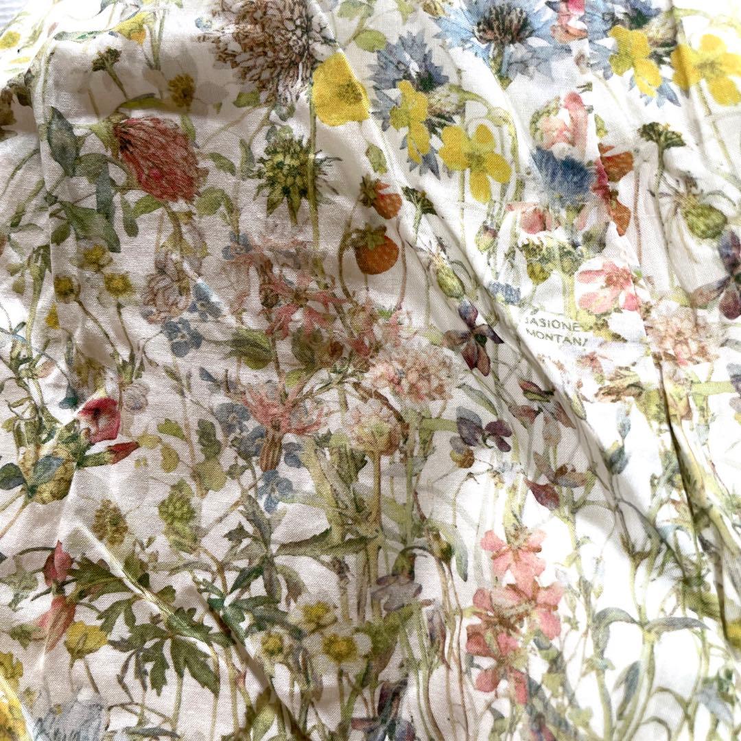 YAECA キュロット リバティ柄 春