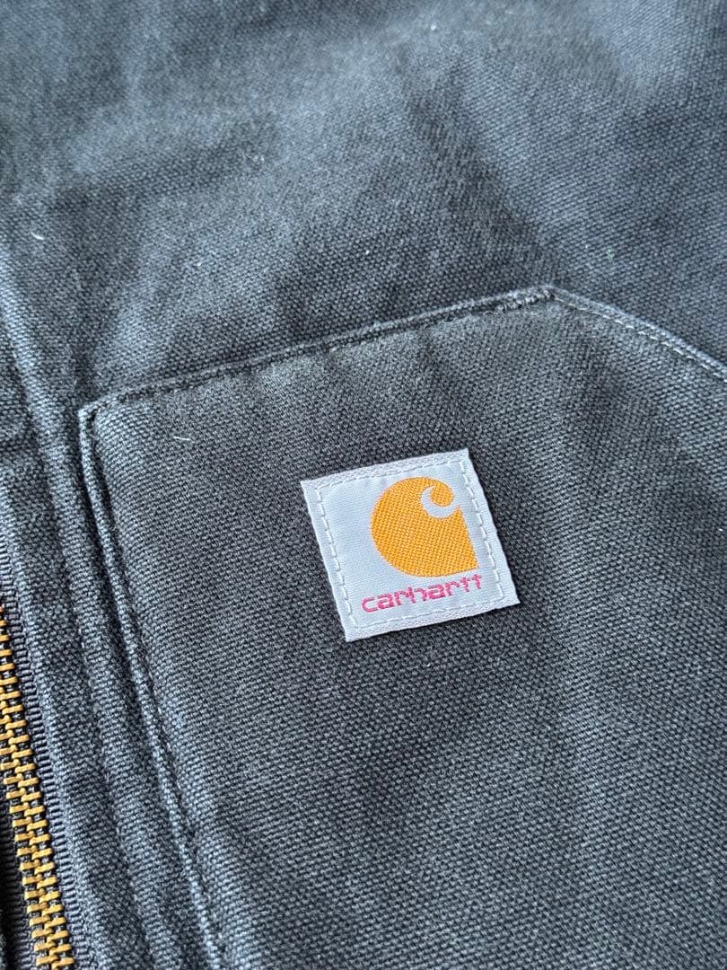 カーハート Carhartt V01 ダックワークベスト ブラック サイズ