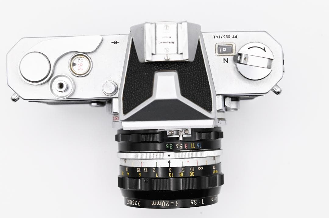 Nikomat フィルム一眼レフカメラ 28/3.5レンズ&レザーカバー付き