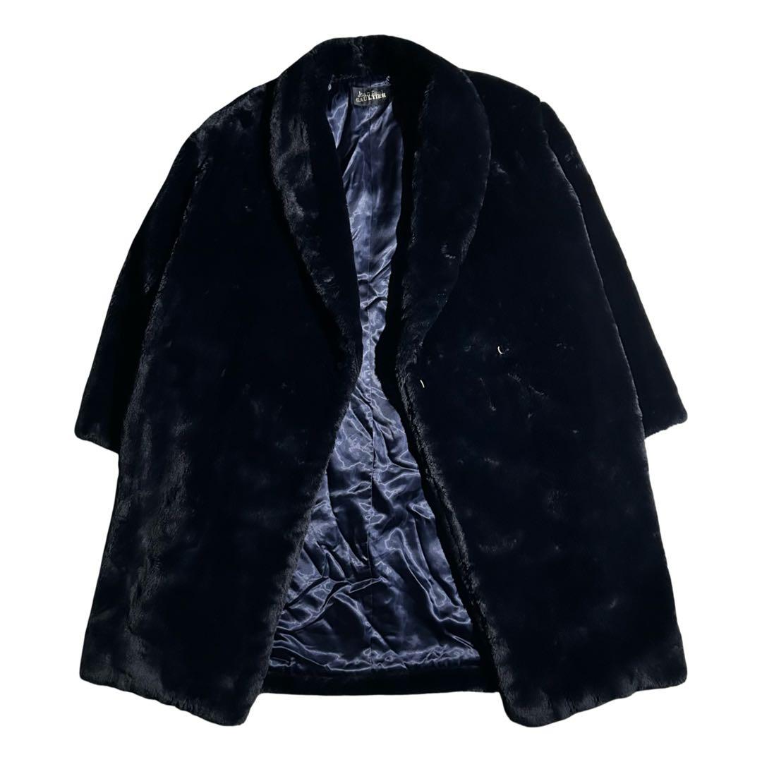 ジャケット・アウター 00s ARCHIVE GAURTIER Acryl Fur Over Coat