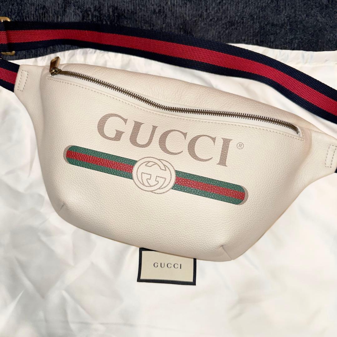 GUCCI GGロゴ ボディバッグ ショルダーバッグ ウエストポーチ 超美品