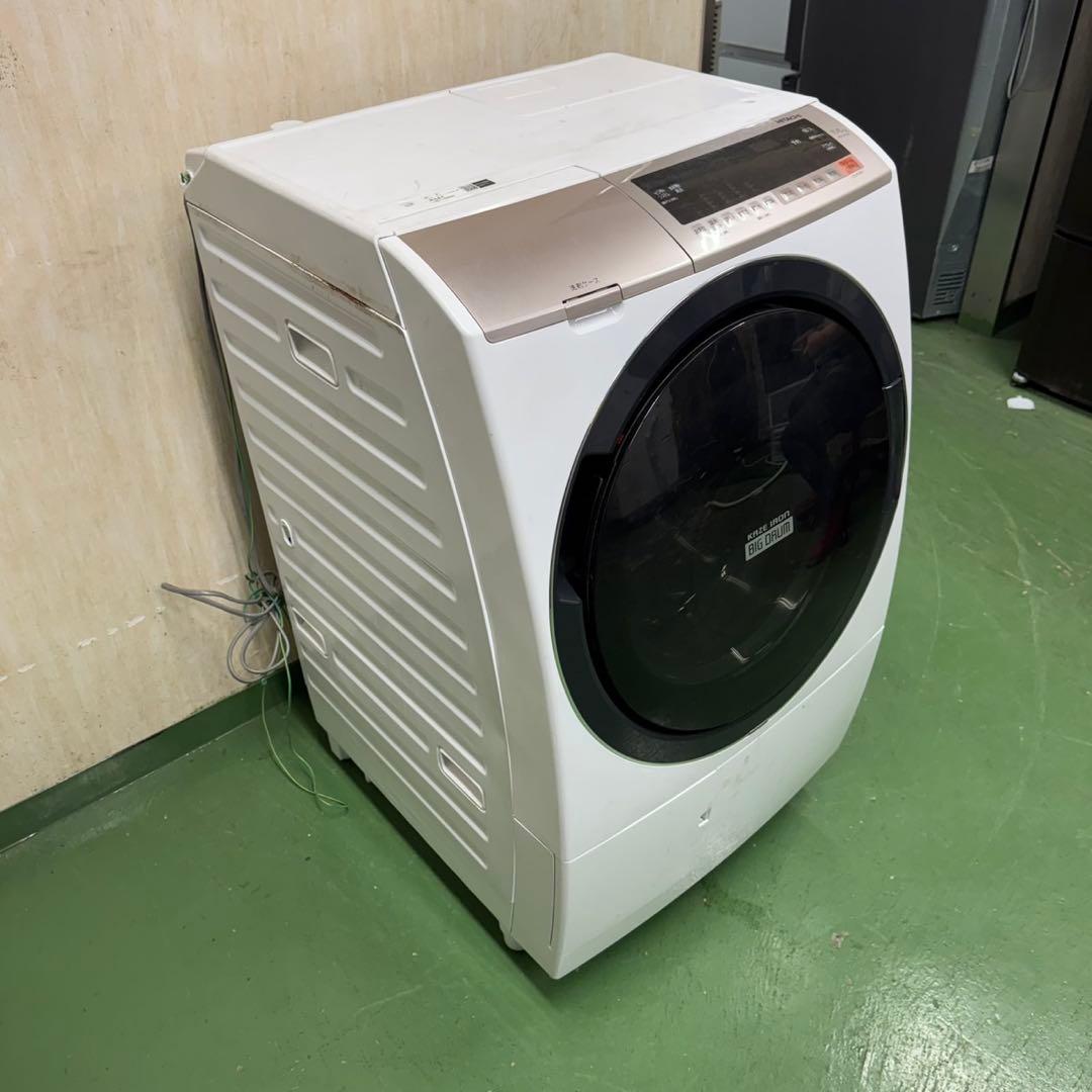 111 日立ビッグドラム　洗濯機　乾燥　11/6キロ　小型　家庭用　右開き　綺麗