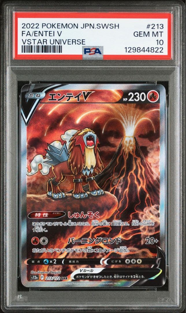 【PSA10】【3連番】エンテイV スイクンV ライコウV SAR Vユニ