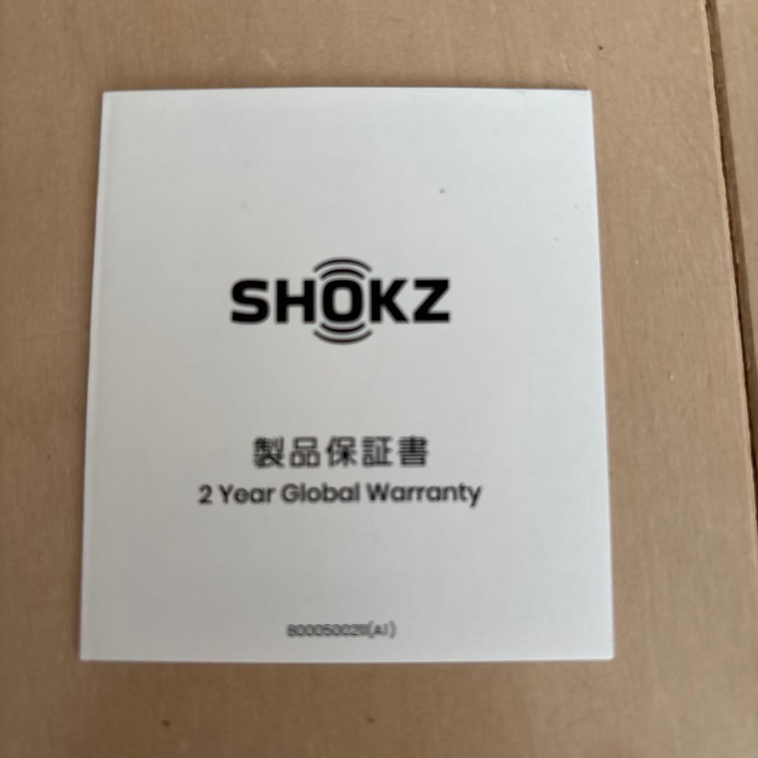 SHOKZ OPENFIT ブラック ワイヤレスイヤフォン