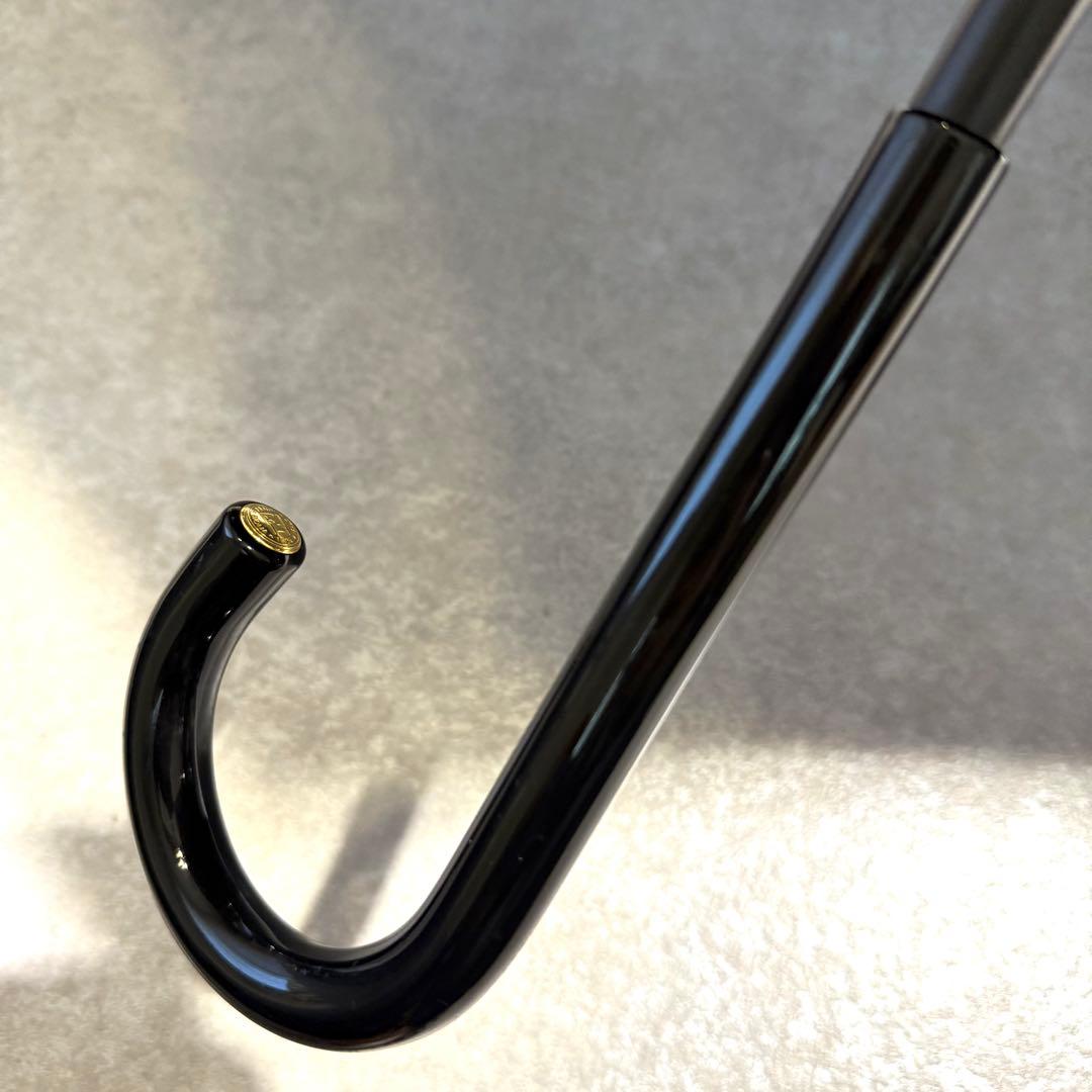 美品☆FENDI 長傘 雨傘 ズッカ柄 人気カラー FF ブラック 全長90cm