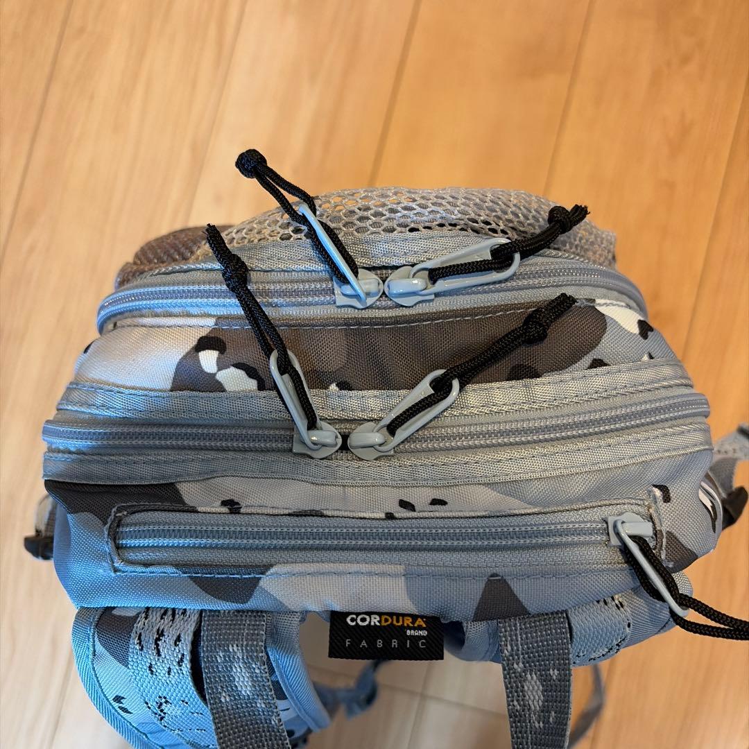 【タグ付き】Supreme メッシュバックパック カモフラ 水色