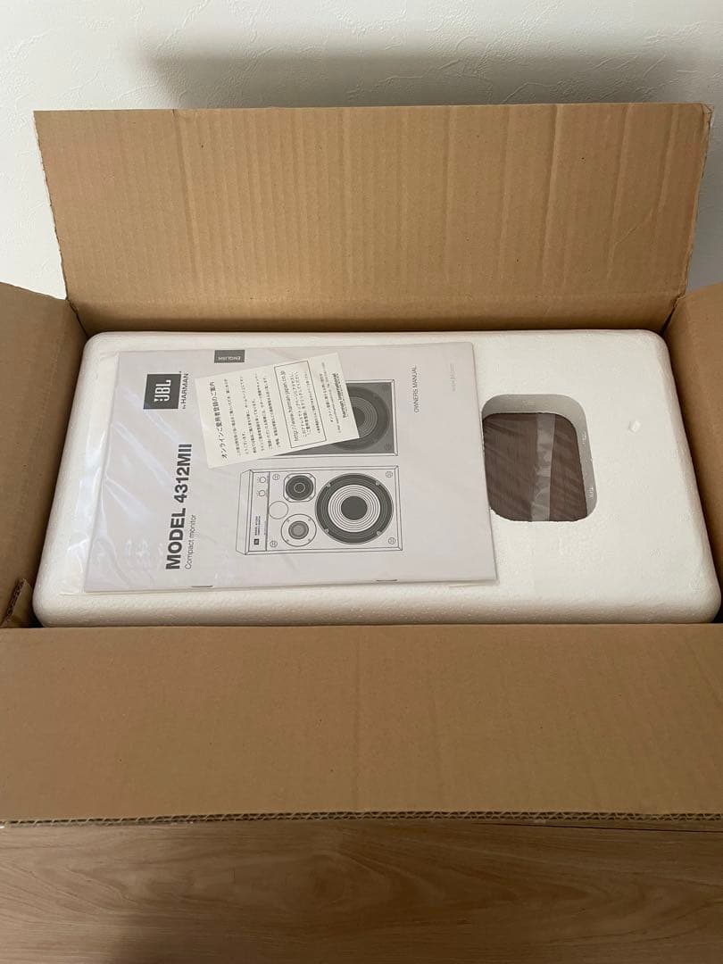 【新品未使用】JBL 4312M II WX コンパクトモニタースピーカー　ペア