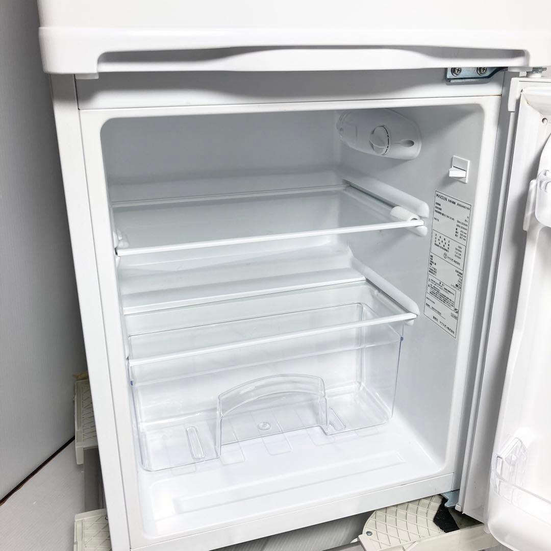 極美品 マクスゼン 冷凍冷蔵庫 JR085HM01WH 2023年製 85L