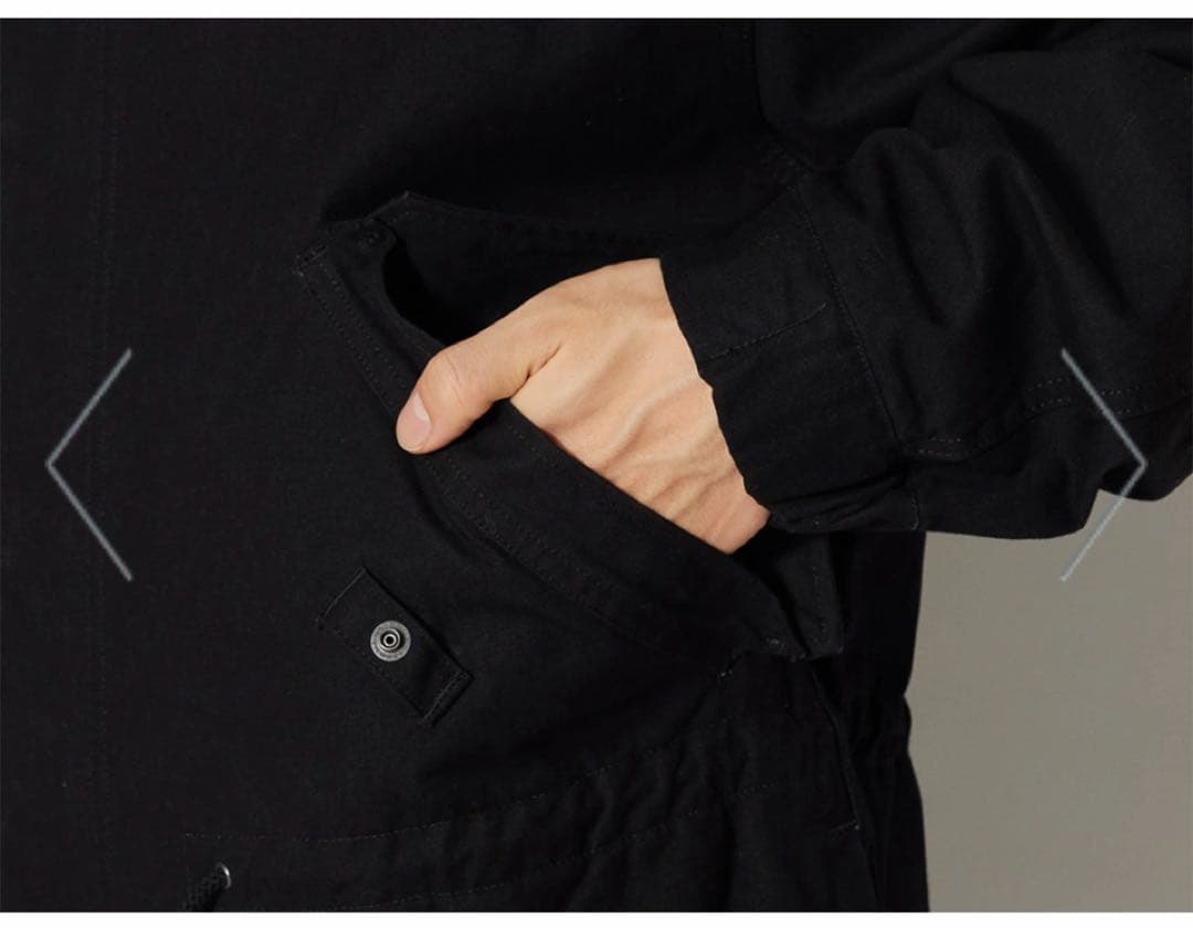 スノーピーク TAKIBI Canvas Coat M Black M-65