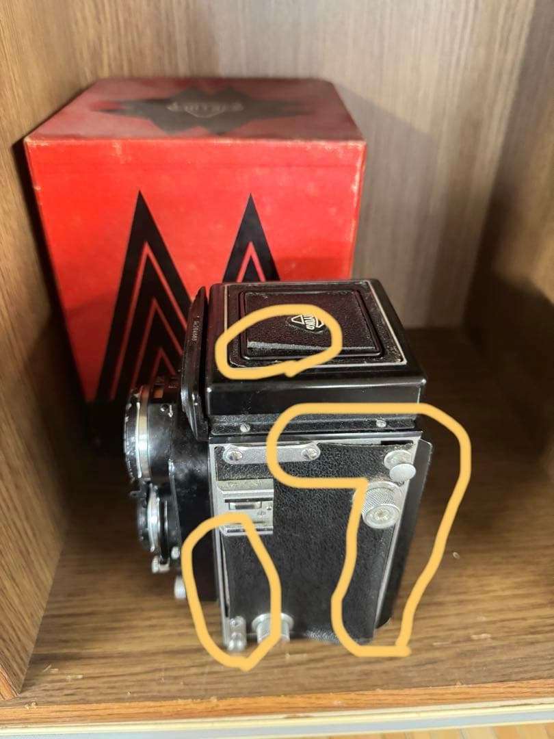 Minolta AUTOCORD 初期型 75mm F3.5 ジャンク品