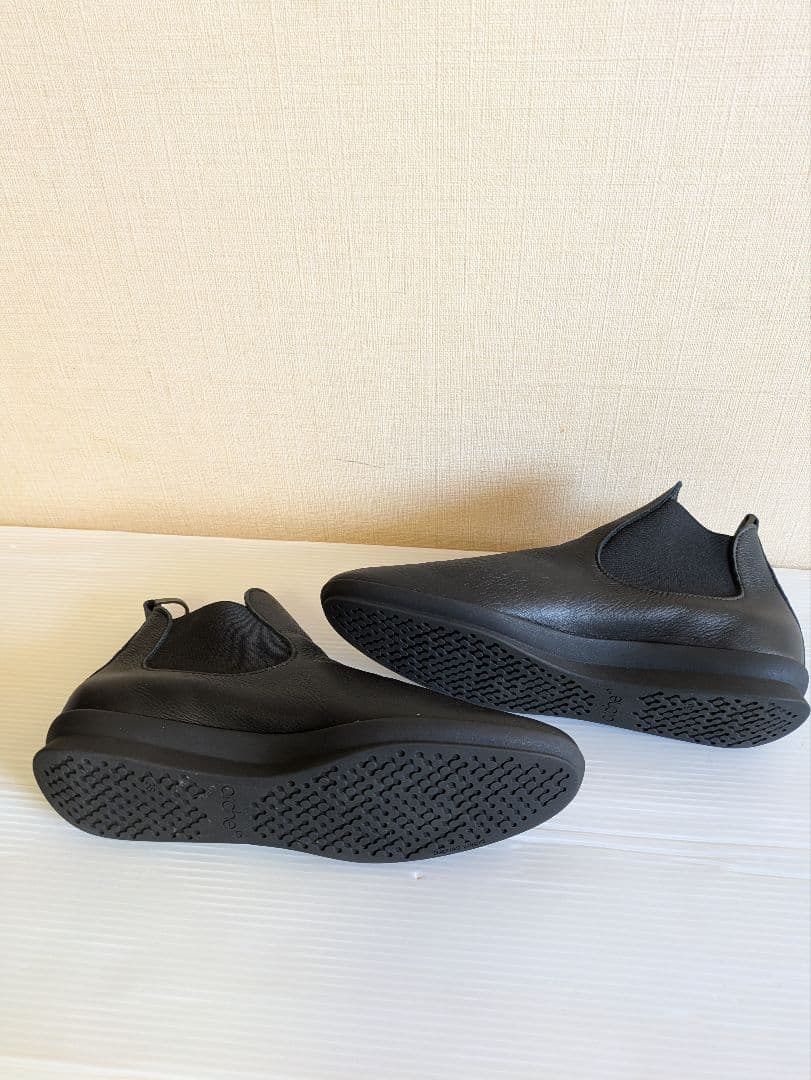 アルシュ NASSEY サイドゴアショートブーツ 黒 38