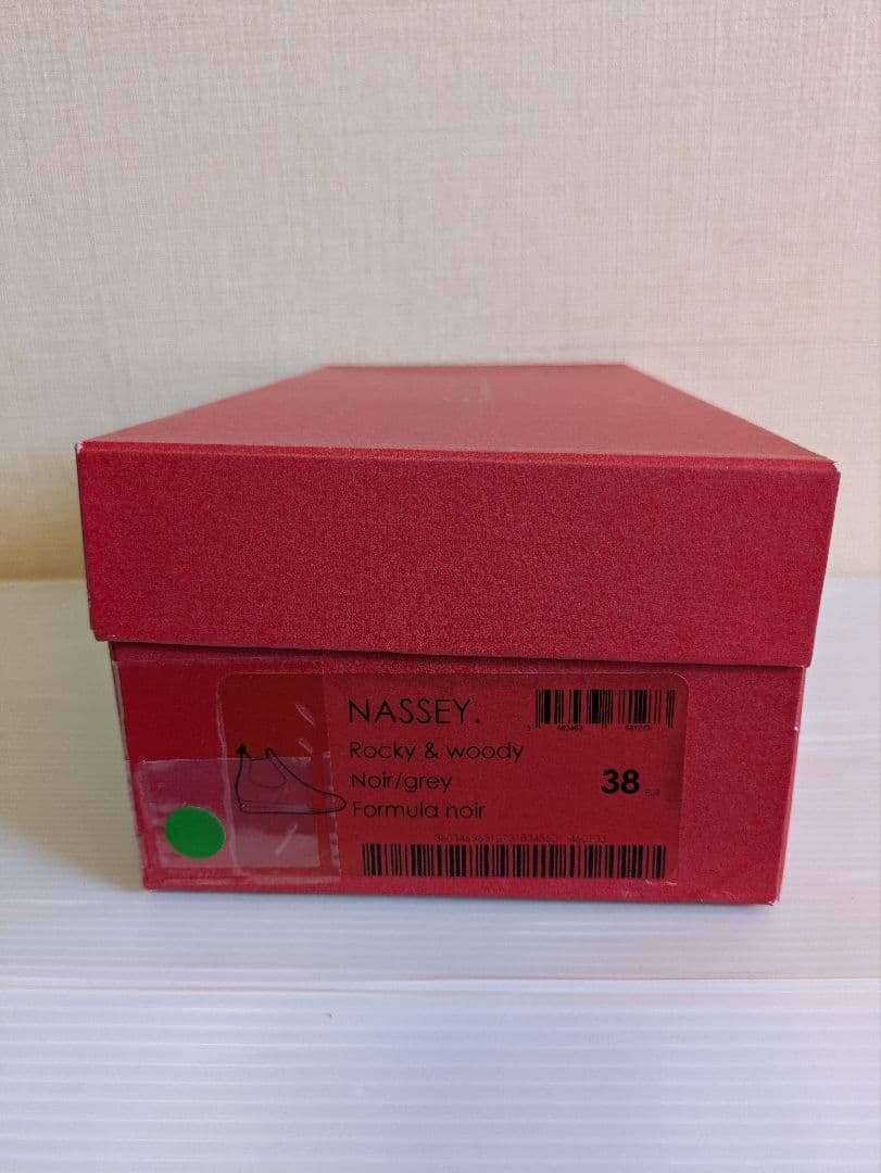 アルシュ NASSEY サイドゴアショートブーツ 黒 38