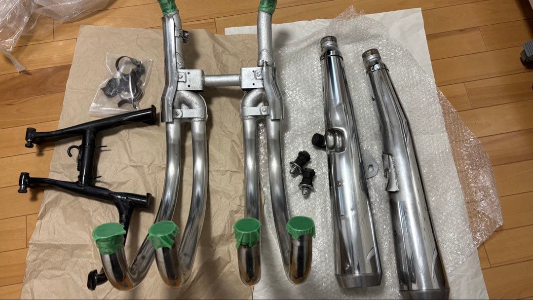 ゼファー750 純正マフラー&センタースタンド