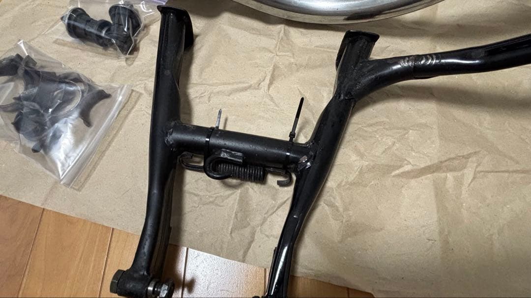 ゼファー750 純正マフラー&センタースタンド