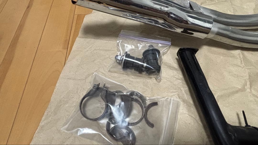 ゼファー750 純正マフラー&センタースタンド