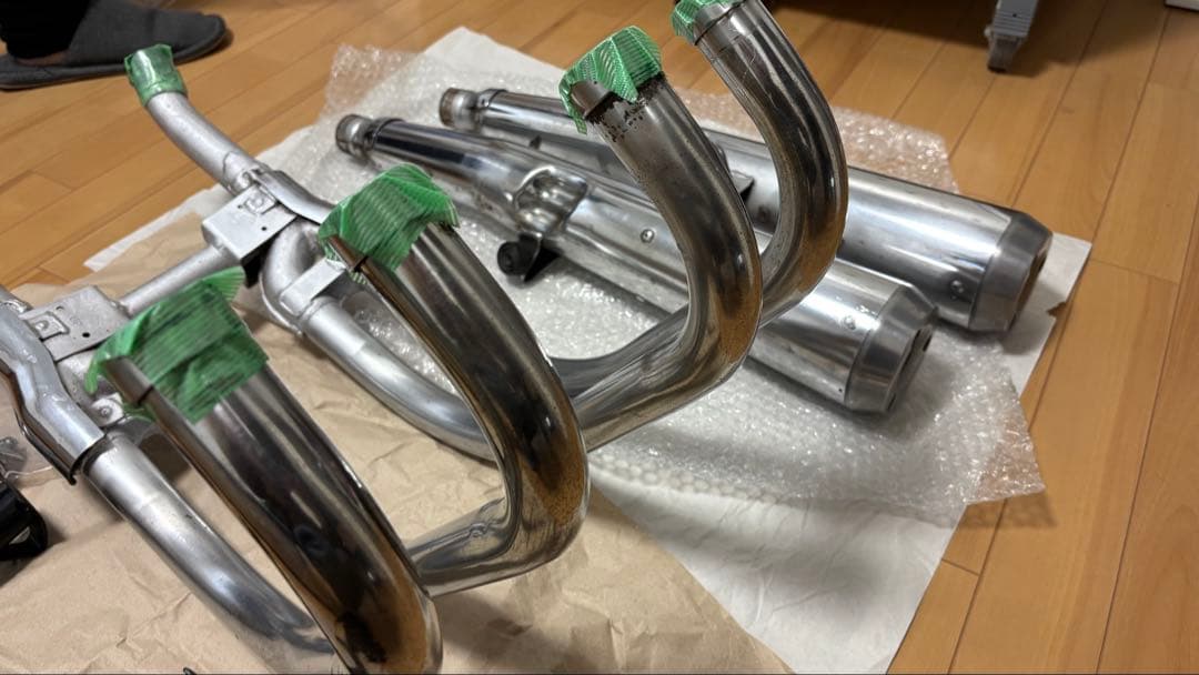 ゼファー750 純正マフラー&センタースタンド