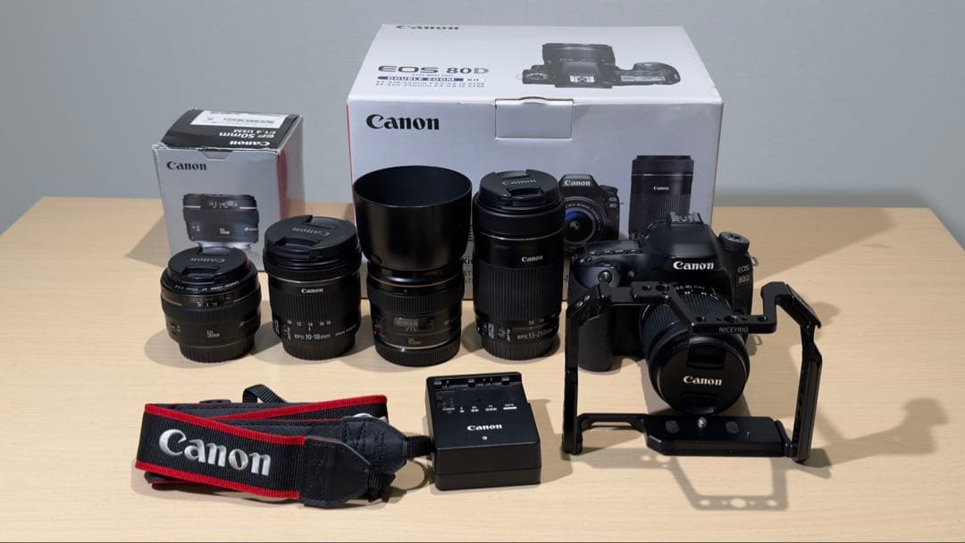 Canon EOS 80D カメラ レンズ5本セット