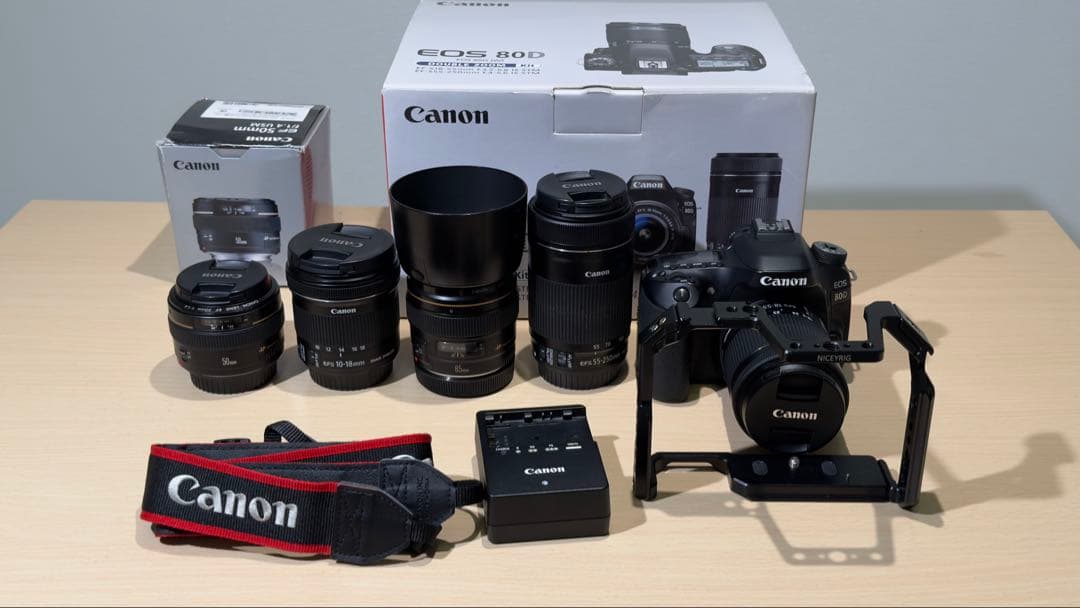 Canon EOS 80D カメラ レンズ5本セット