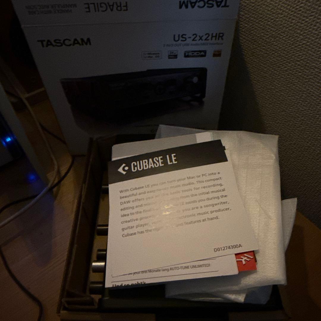 TASCAM オーディオインターフェース US-2x2HR