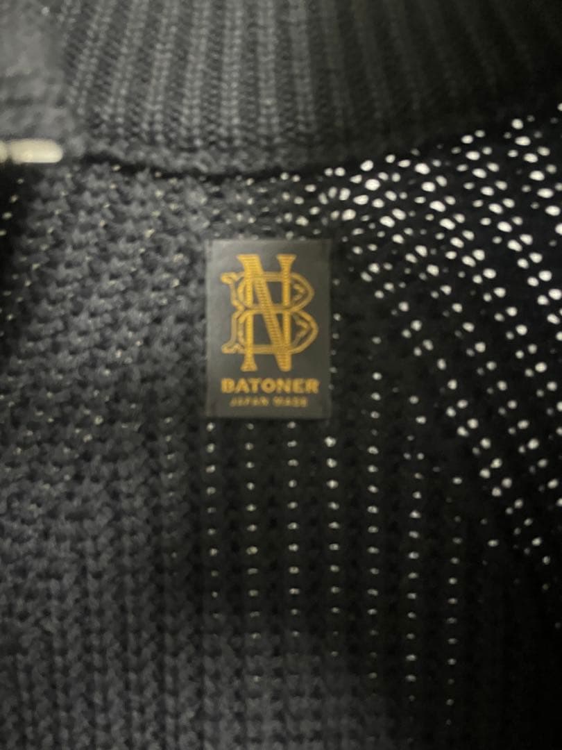 BATONER ドライバーズニット ブラック サイズ3 バトナー