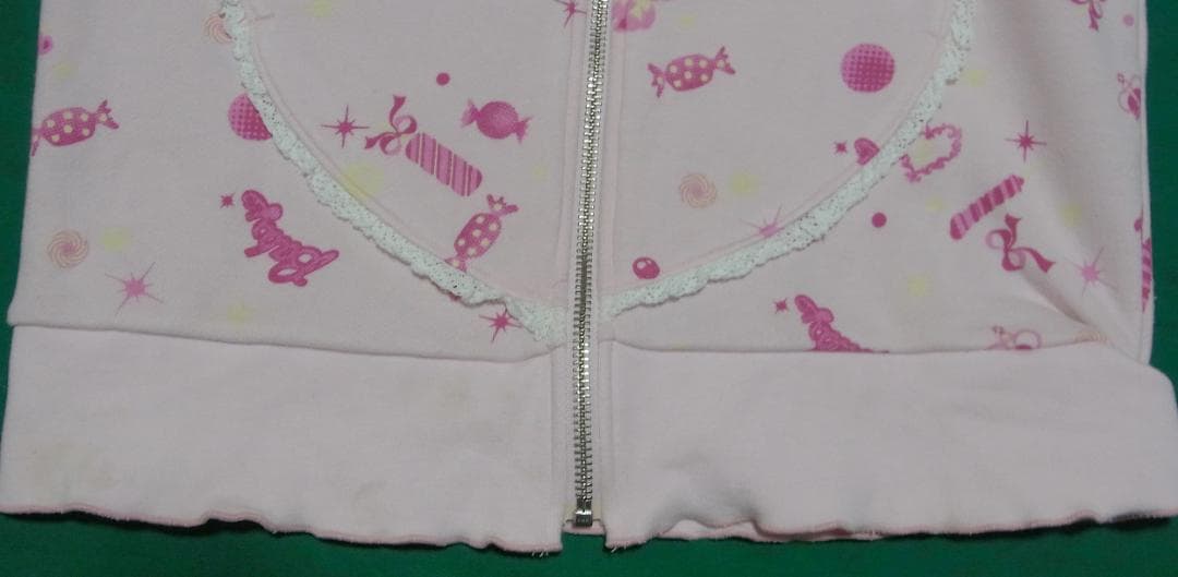 candyパーカー ピンク ベイビーザスターズシャインブライト