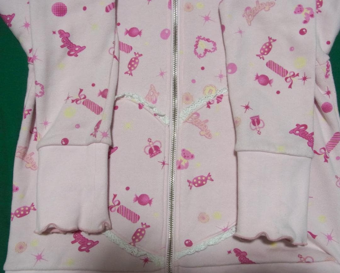 candyパーカー ピンク ベイビーザスターズシャインブライト