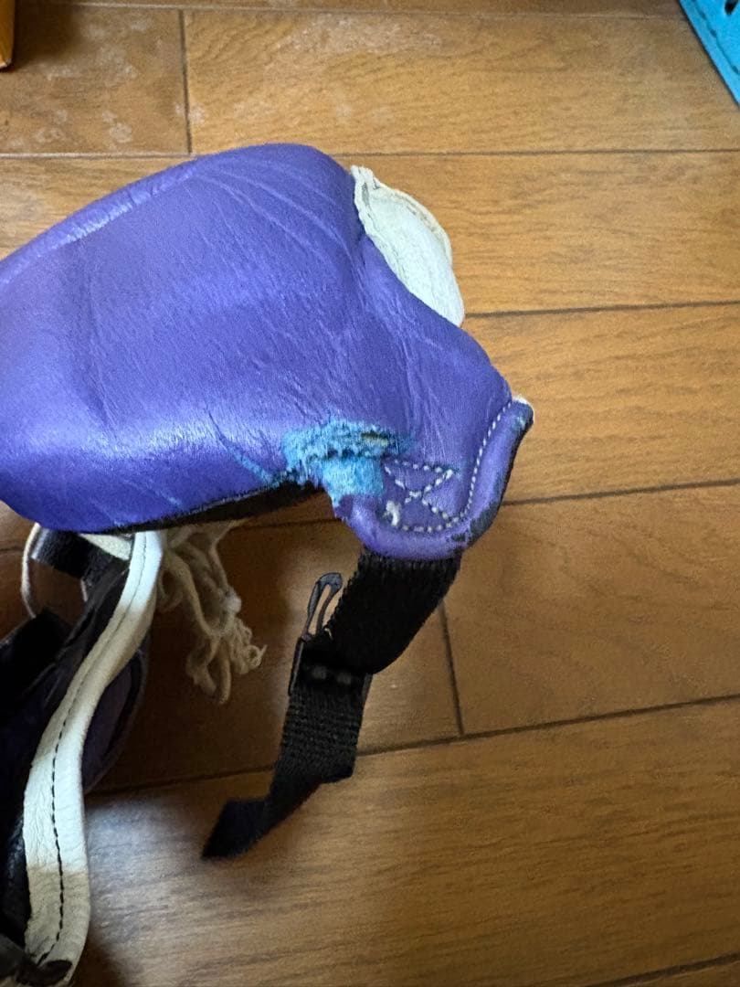 Winning ボクシング ヘッドギア 銀/紫