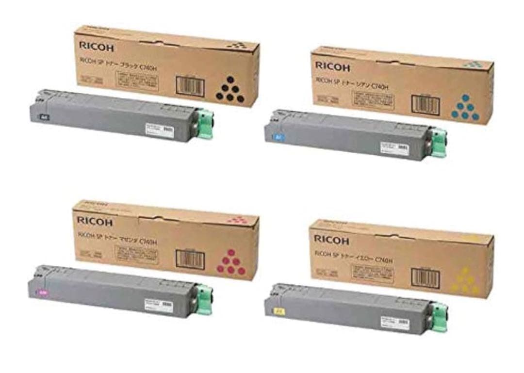 RICOH C830H トナーカートリッジ 4色セット+BK