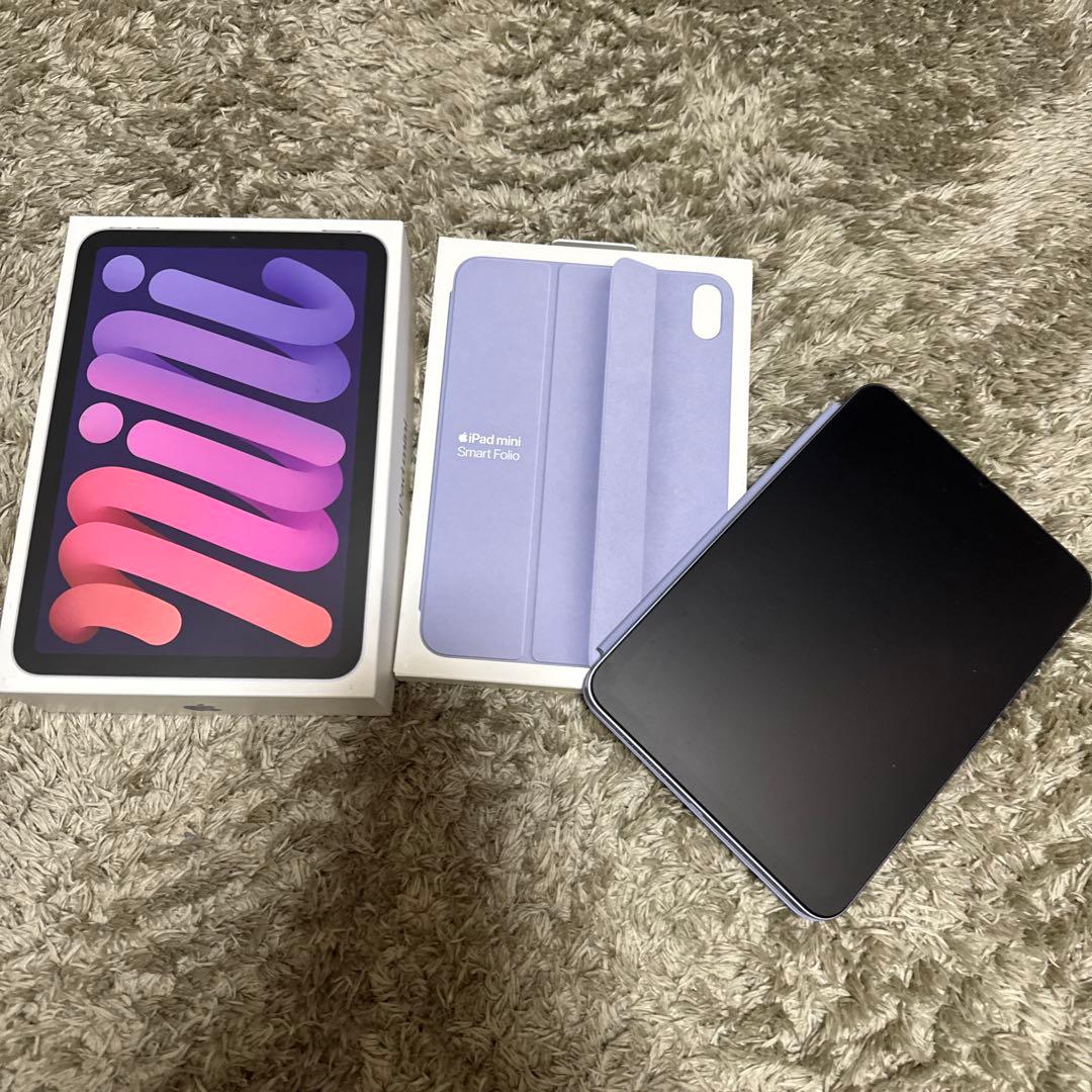 iPad mini6 パープル256GB Wi-Fiモデル+純正ケース