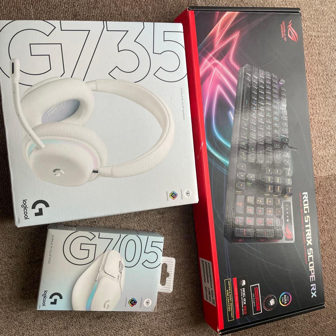 ASUS・Logicool ゲーミング3点セット オマケ付き