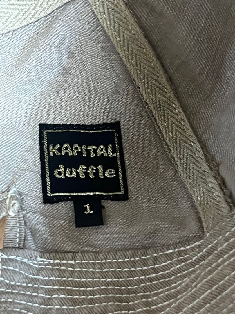 KAPITAL 老人と海 ワークキャップ 初期duffleロゴ