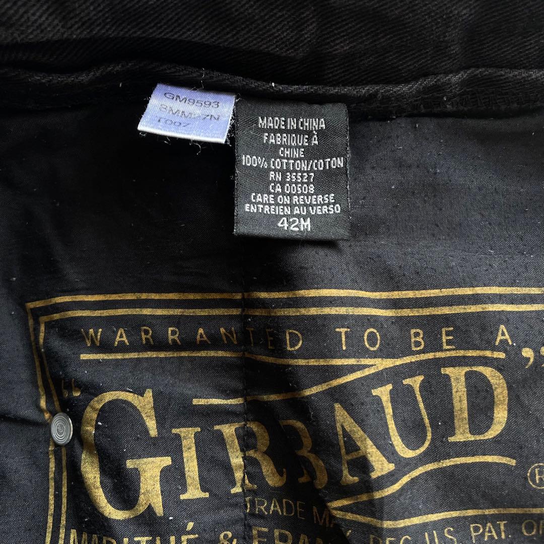 90s マリテフランソワジルボー シャトルパンツ ブラック × イエロー 42M