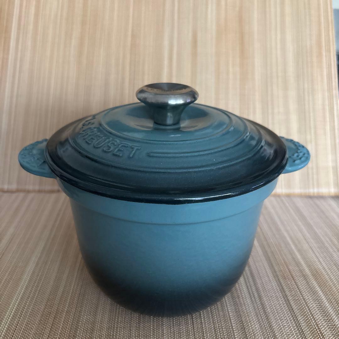 LE CREUSET グレー ミルクパン 小型