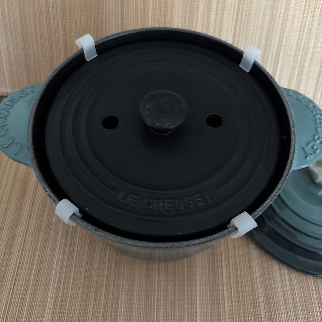 LE CREUSET グレー ミルクパン 小型