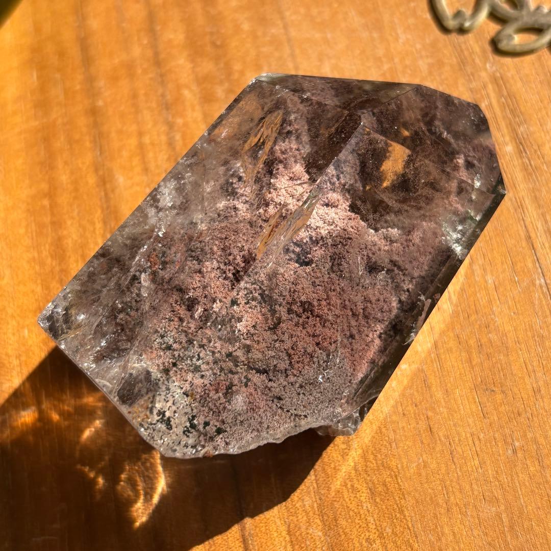 天然石 ガーデンクォーツ フリーフォーム置物166g