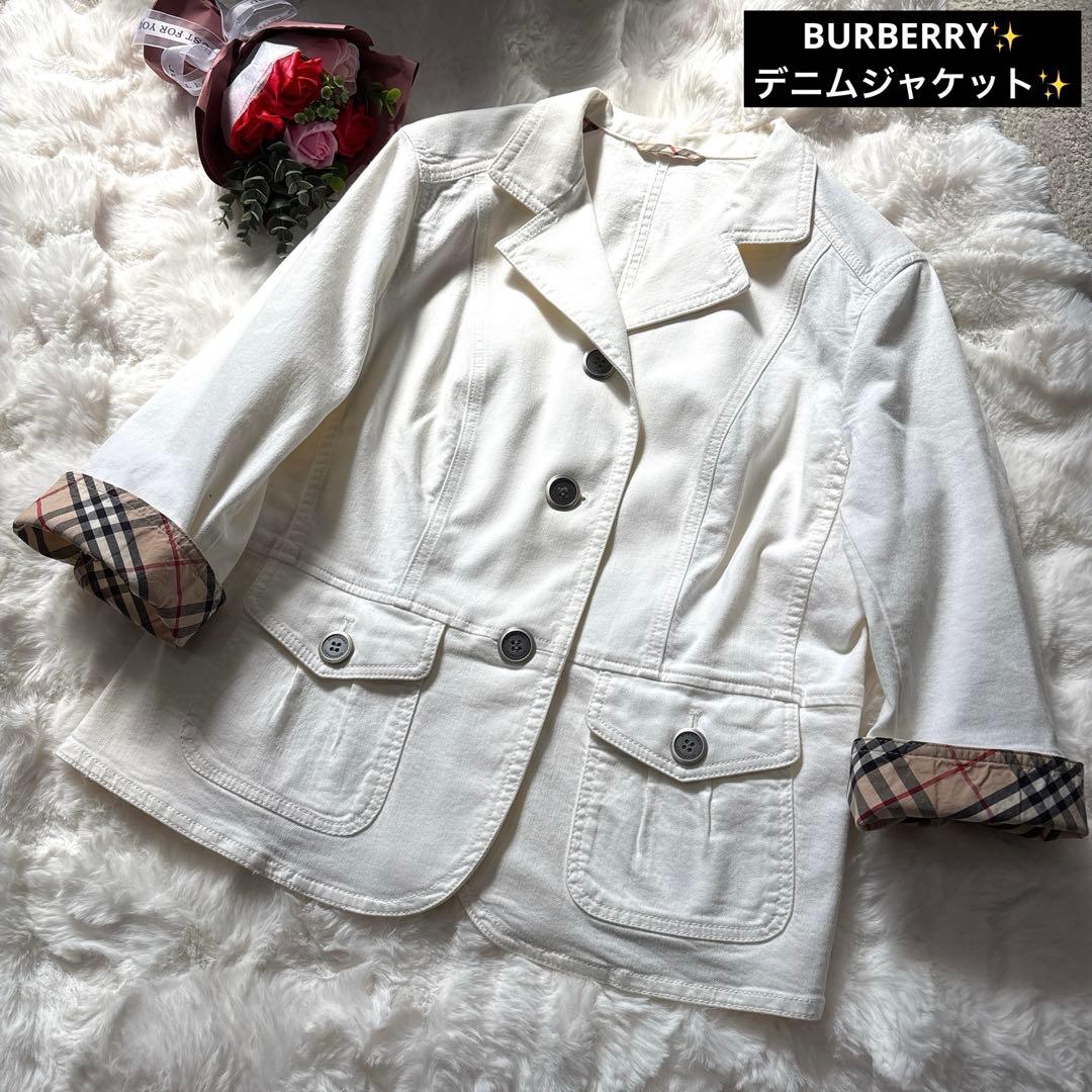 BURBERRY LONDON バーバリーロンドン デニムジャケット 大きめ
