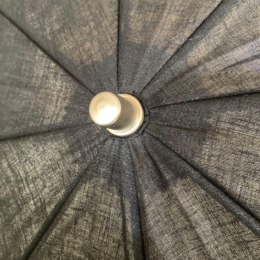 バーバリー BURBERRY フリル 折り畳み傘 日傘 ブラック　綺麗