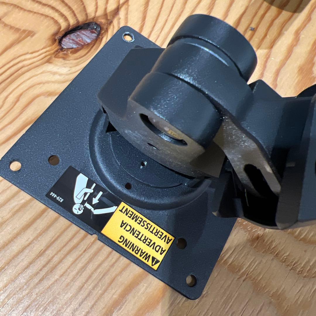 エルゴトロンクランプ式 ブラック モニターアーム