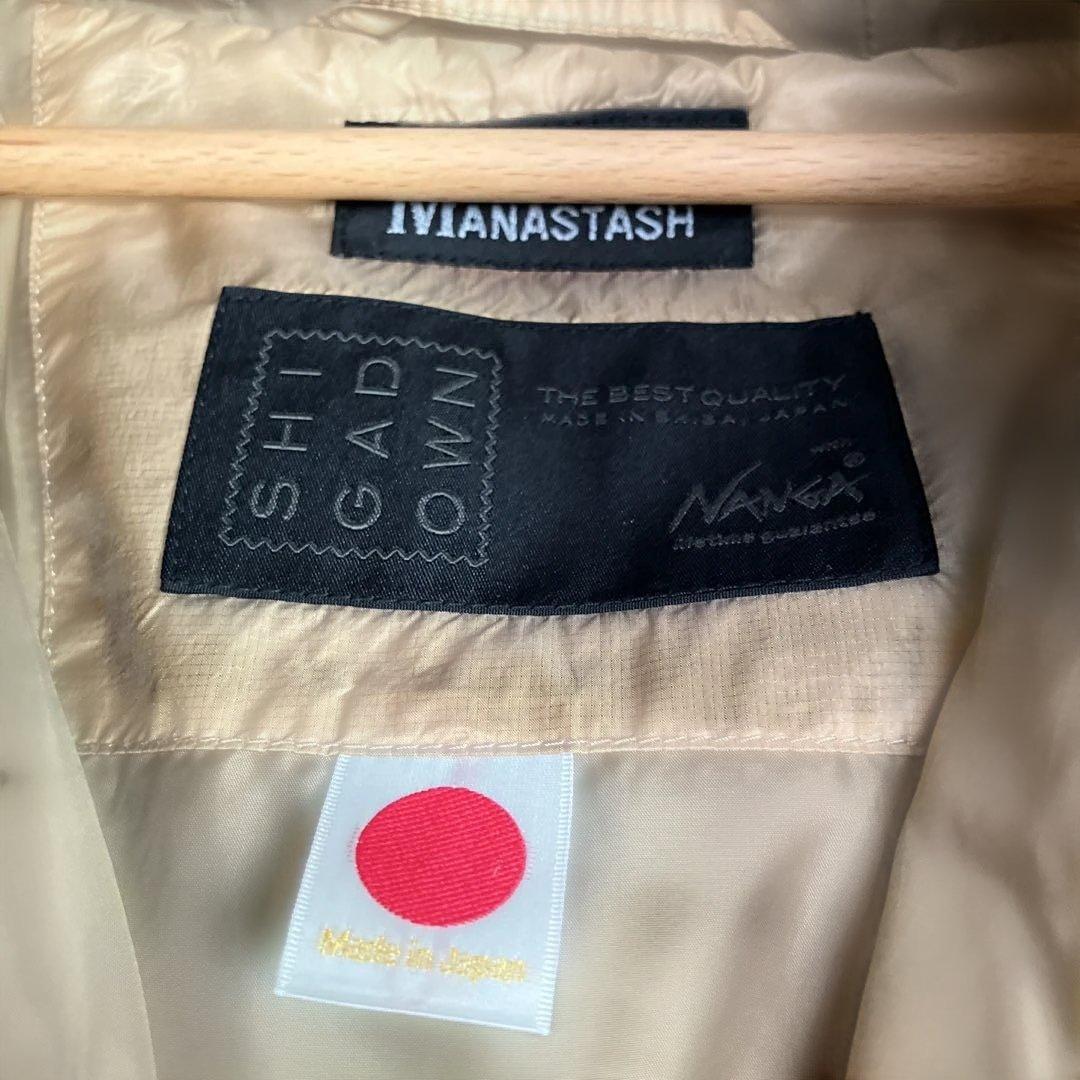 ナンガ NANGA MANASTASH マナスタッシュ コラボ ダウン Ｌ